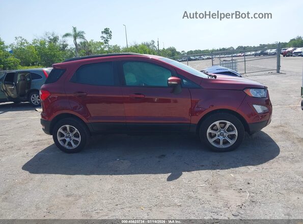 MAJ6P1UL4JC183859 2018 FORD ECOSPORT Red Widok wnętrza z tyłu