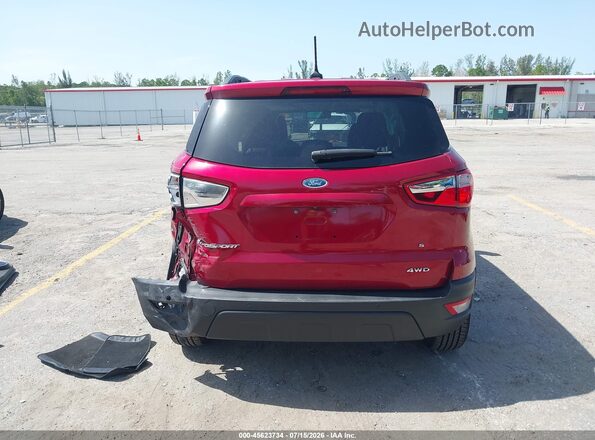 MAJ6P1UL4JC183859 2018 FORD ECOSPORT Red 