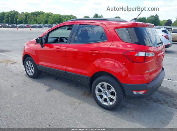 MAJ6P1UL4JC195011 2018 FORD ECOSPORT Red უკანა მარცხენა