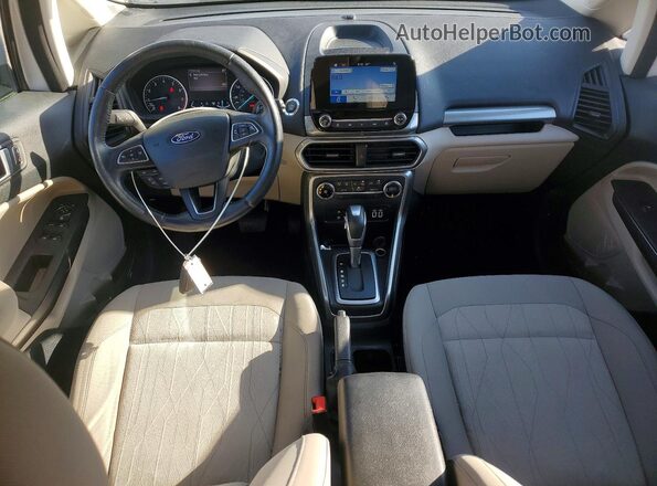 MAJ6P1UL5JC200698 2018 FORD ECOSPORT White Dashboard view