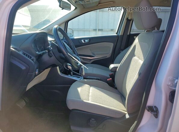MAJ6P1UL5JC200698 2018 FORD ECOSPORT White Front interior view
