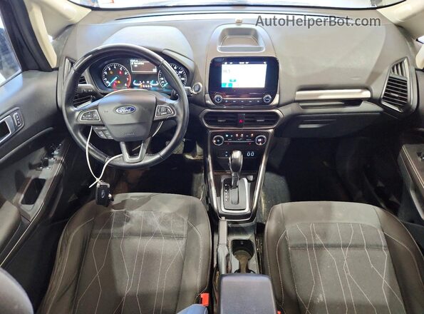 MAJ6P1UL6JC164472 2018 FORD ECOSPORT Black Dashboard view