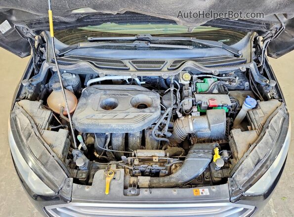 MAJ6P1UL6JC164472 2018 FORD ECOSPORT Black Engine compartment view