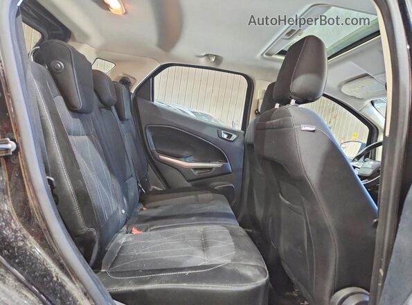 MAJ6P1UL6JC164472 2018 FORD ECOSPORT Black Rear interior view