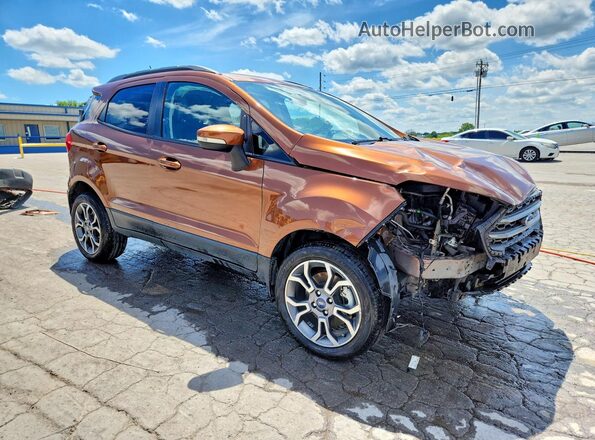 MAJ6P1UL6JC240658 2018 FORD ECOSPORT Orange Front right