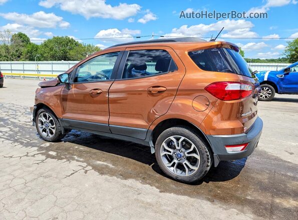 MAJ6P1UL6JC240658 2018 FORD ECOSPORT Orange Rear left