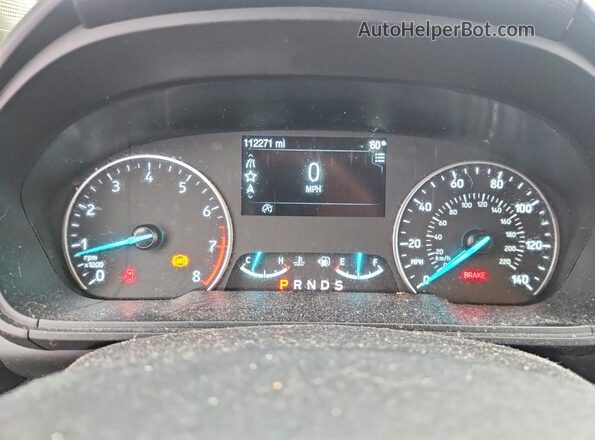 MAJ6P1UL7JC161497 2018 FORD ECOSPORT Gray Вид щитка приладів