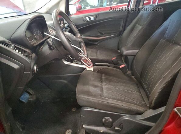 MAJ6P1UL8JC186201 2018 FORD ECOSPORT Бордовый Вид салона спереди