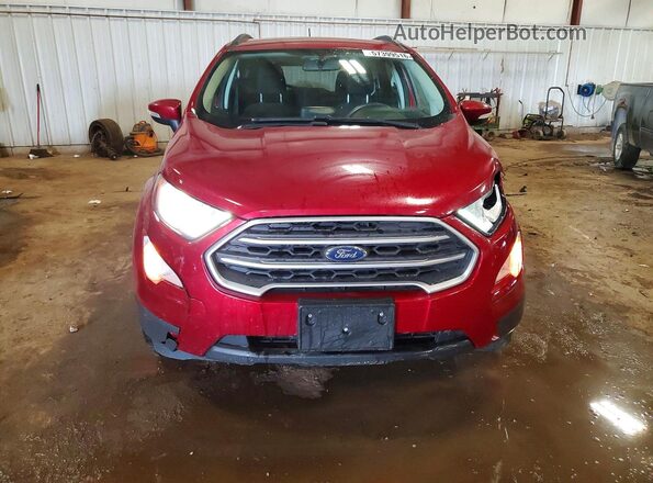 MAJ6P1UL8JC186201 2018 FORD ECOSPORT Бордовый Вид спереди