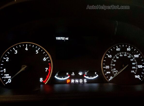 MAJ6P1UL8JC186201 2018 FORD ECOSPORT Бордовый Вид щитка приборов