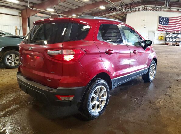 MAJ6P1UL8JC186201 2018 FORD ECOSPORT Бордовый Задняя правая четверть
