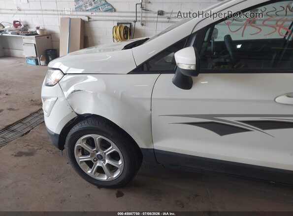 MAJ6P1UL8JC248065 2018 FORD ECOSPORT White Widok z przodu