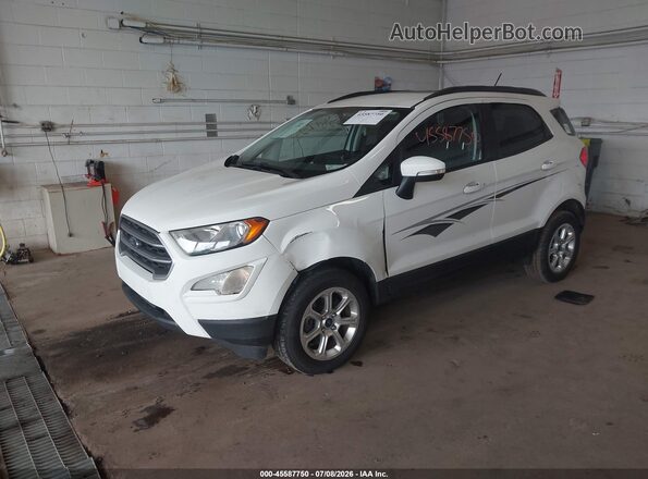 MAJ6P1UL8JC248065 2018 FORD ECOSPORT White Przód lewy