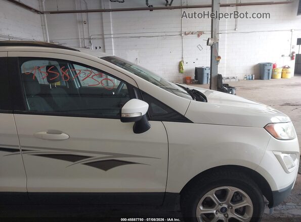 MAJ6P1UL8JC248065 2018 FORD ECOSPORT White Widok wnętrza z tyłu