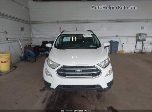 MAJ6P1UL8JC248065 2018 FORD ECOSPORT White Widok zestawu wskaźników