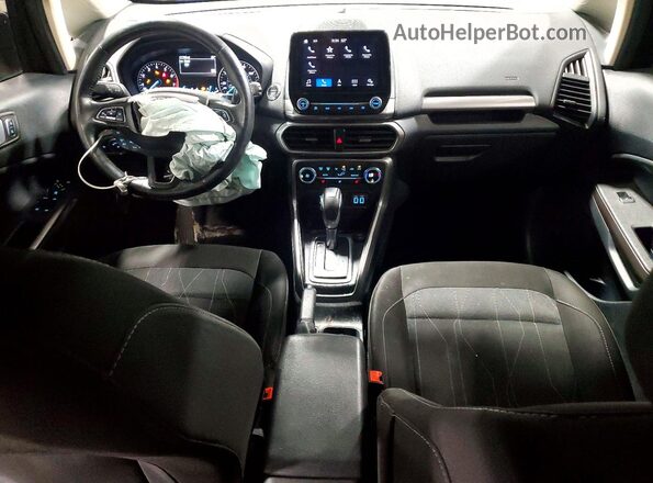 MAJ6P1UL8JC248468 2018 FORD ECOSPORT Black Widok deski rozdzielczej