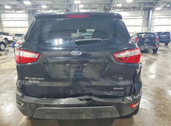 MAJ6P1UL8JC248468 2018 FORD ECOSPORT Black Widok z tyłu