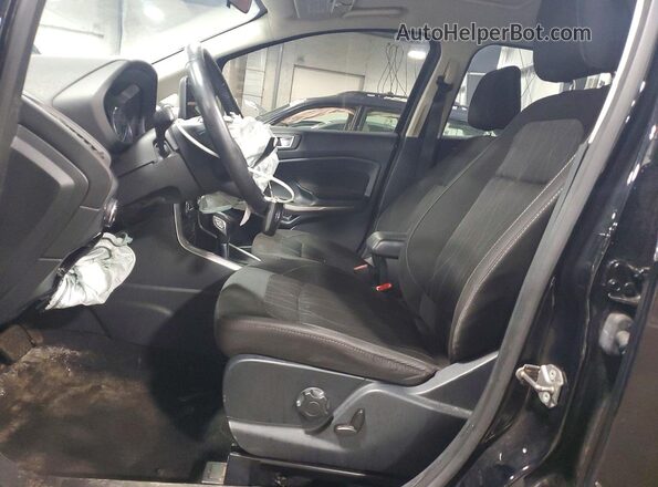 MAJ6P1UL8JC248468 2018 FORD ECOSPORT Black Widok wnętrza z przodu