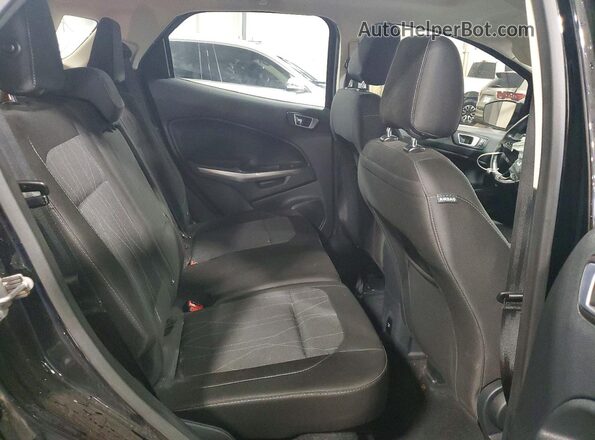MAJ6P1UL8JC248468 2018 FORD ECOSPORT Black Widok tylnych siedzeń