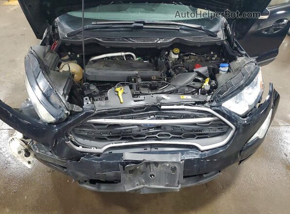 MAJ6P1UL8JC248468 2018 FORD ECOSPORT Black Widok wnętrza z tyłu