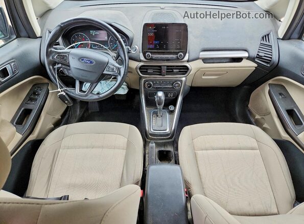 MAJ6P1UL9JC243201 2018 FORD ECOSPORT Gray Dashboard view
