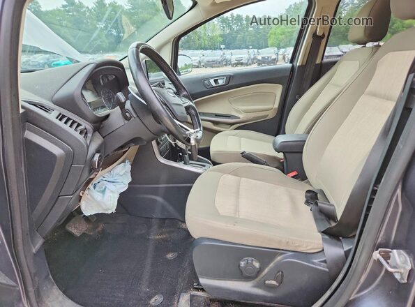 MAJ6P1UL9JC243201 2018 FORD ECOSPORT Gray Front interior view