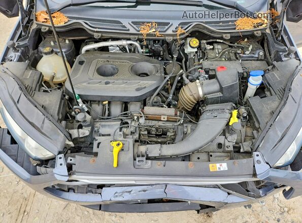 MAJ6P1UL9JC243201 2018 FORD ECOSPORT Gray Engine compartment view