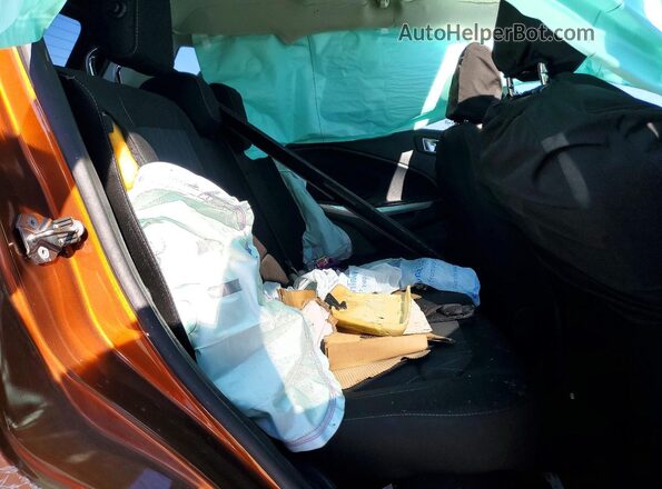 MAJ6P1ULXJC206464 2018 FORD ECOSPORT Orange უკანა სალონის ხედი