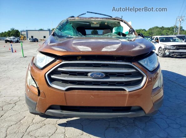 MAJ6P1ULXJC206464 2018 FORD ECOSPORT Orange წინა ხედი