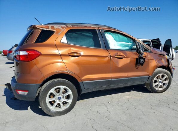 MAJ6P1ULXJC206464 2018 FORD ECOSPORT Orange უკანა მარჯვენა