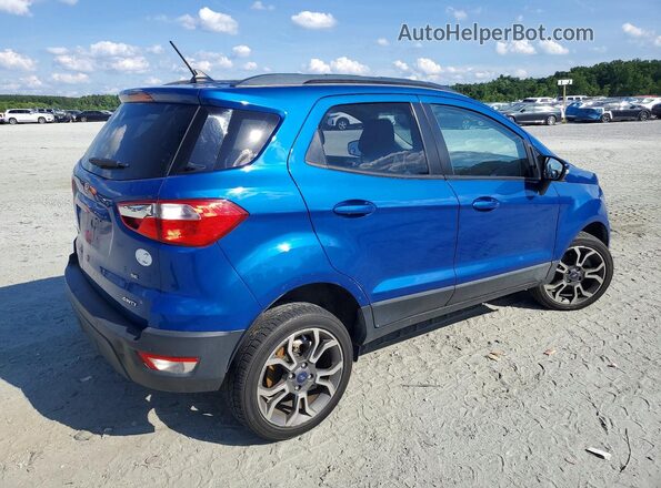 MAJ6P1ULXJC227170 2018 FORD ECOSPORT Blue Tył prawy