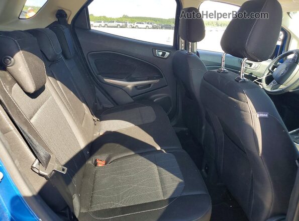 MAJ6P1ULXJC227170 2018 FORD ECOSPORT Blue Widok tylnych siedzeń