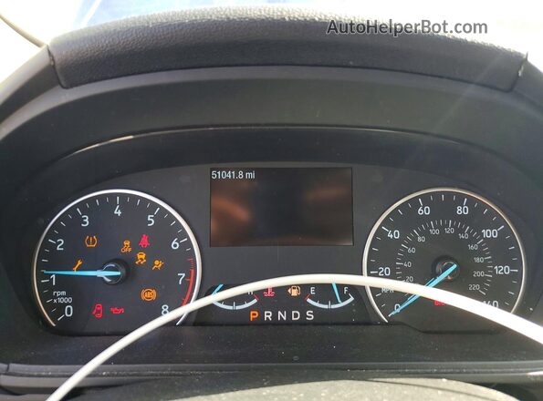 MAJ6P1ULXJC227170 2018 FORD ECOSPORT Blue Widok zestawu wskaźników