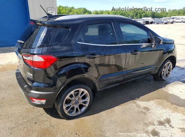MAJ6P1WL0JC182625 2018 FORD ECOSPORT Black Tył prawy