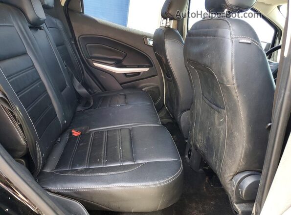 MAJ6P1WL0JC182625 2018 FORD ECOSPORT Black Widok wnętrza z tyłu