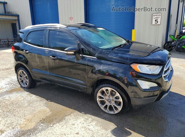 MAJ6P1WL0JC182625 2018 FORD ECOSPORT Black Przód prawy