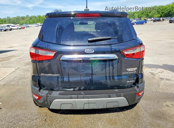 MAJ6P1WL0JC182625 2018 FORD ECOSPORT Black Widok z tyłu
