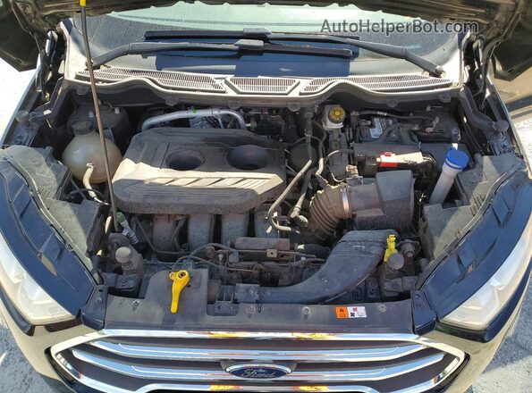 MAJ6P1WL0JC182625 2018 FORD ECOSPORT Black Widok komory silnika