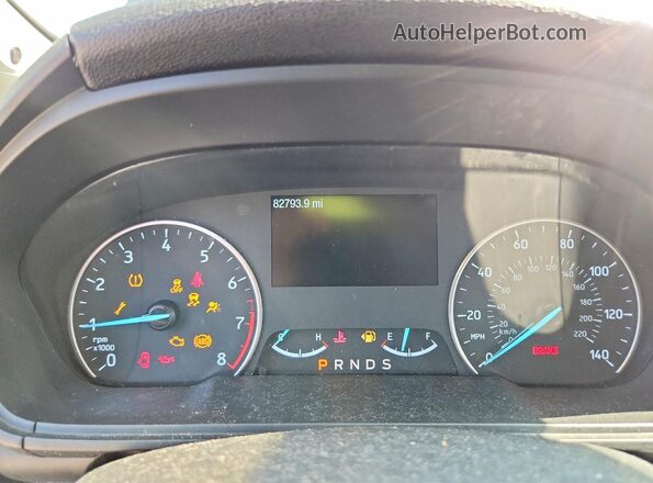 MAJ6P1WL0JC189266 2018 FORD ECOSPORT Черный Вид щитка приборов