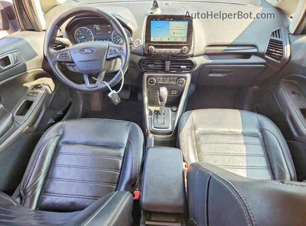 MAJ6P1WL0JC189266 2018 FORD ECOSPORT Черный Вид панели приборов