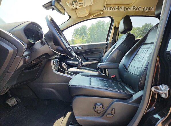 MAJ6P1WL0JC189266 2018 FORD ECOSPORT Черный Вид салона спереди