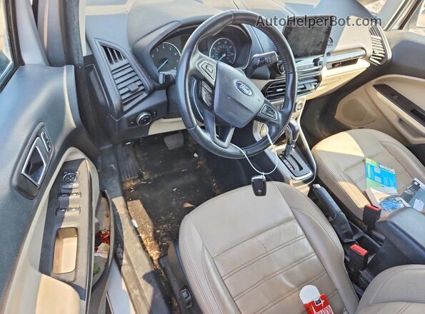 MAJ6P1WL1JC191415 2018 FORD ECOSPORT Silver წინა პანელის ხედი