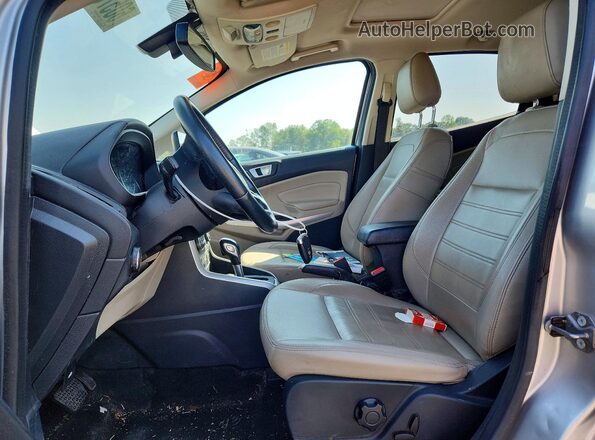 MAJ6P1WL1JC191415 2018 FORD ECOSPORT Silver წინა სალონის ხედი