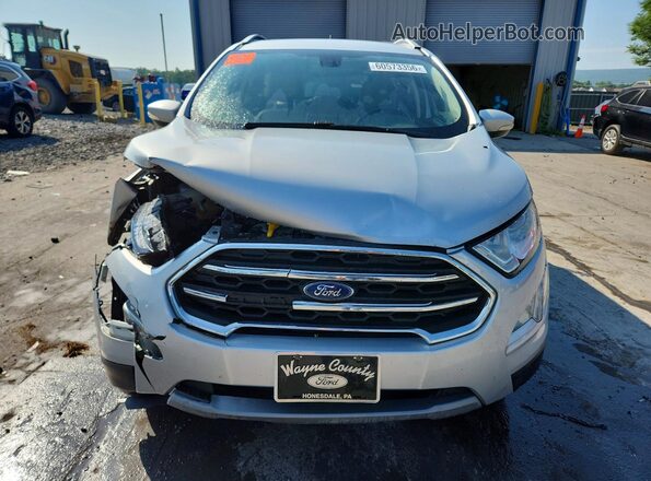MAJ6P1WL1JC191415 2018 FORD ECOSPORT Silver წინა ხედი