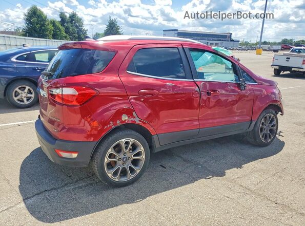 MAJ6P1WL3JC248746 2018 FORD ECOSPORT Красный Задняя правая четверть