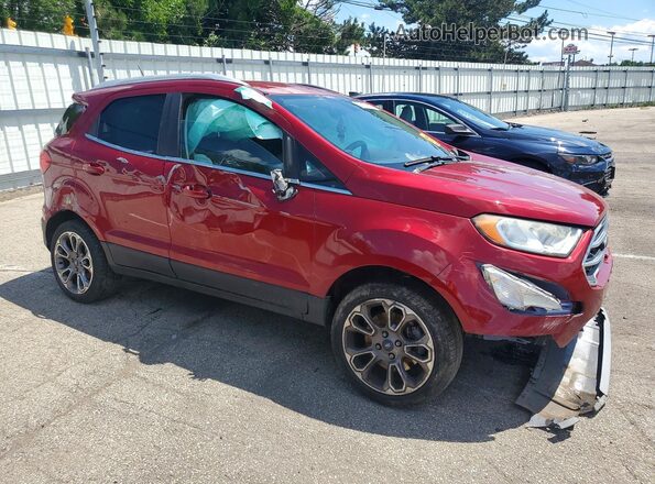 MAJ6P1WL3JC248746 2018 FORD ECOSPORT Красный Передняя правая четверть