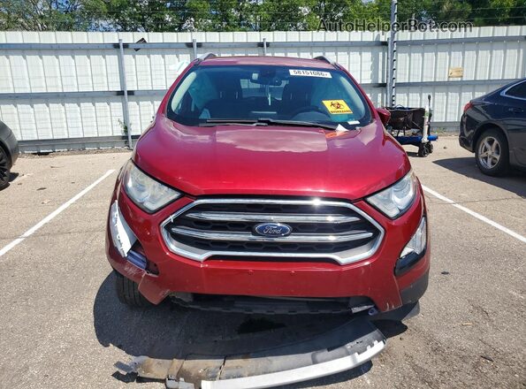 MAJ6P1WL3JC248746 2018 FORD ECOSPORT Красный Вид спереди