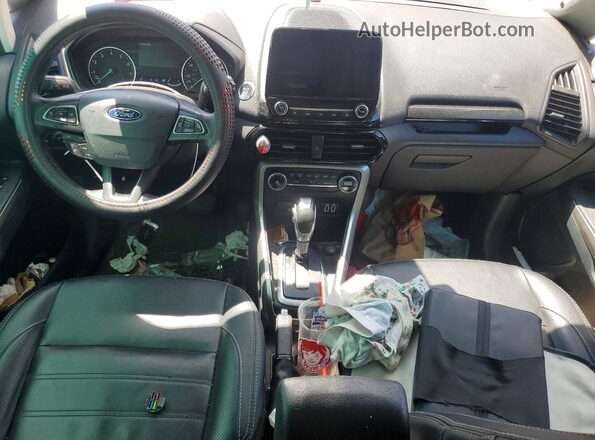 MAJ6P1WL3JC248746 2018 FORD ECOSPORT Красный Вид панели приборов