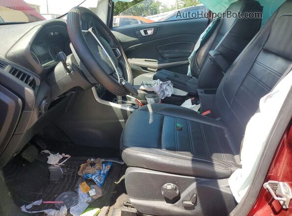 MAJ6P1WL3JC248746 2018 FORD ECOSPORT Красный Вид салона спереди