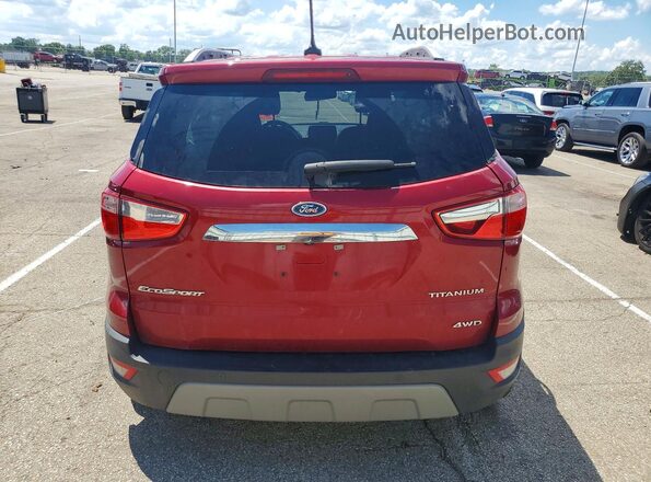 MAJ6P1WL3JC248746 2018 FORD ECOSPORT Красный Вид сзади